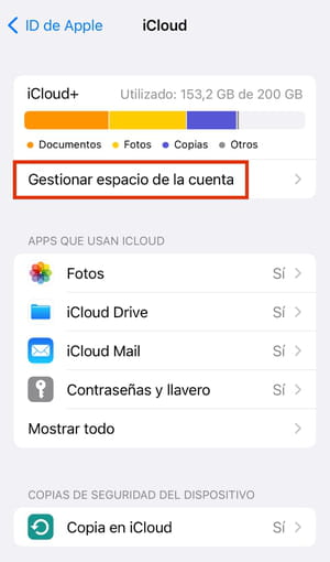 Cómo borrar todas tus fotos desde iCloud