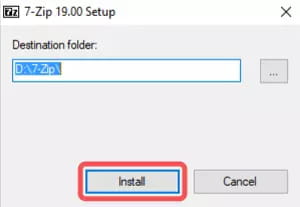 Cómo instalar 7-Zip