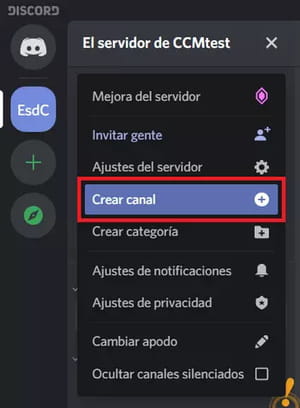 Cómo hacer un canal en Discord