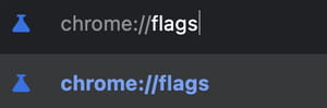 Google Chrome flags