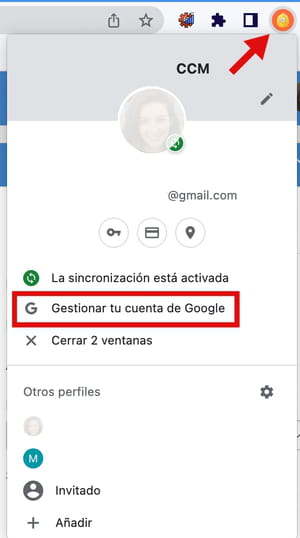 Cómo desconectar tu cuenta de Chrome