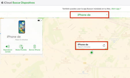 Cómo localizar tu iPhone desde iCloud