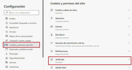 Cómo habilitar clic derecho en Microsoft Edge