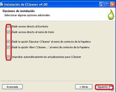 Instalación y configuración de CCleaner