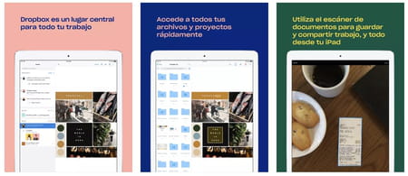 Aplicación móvil Dropbox