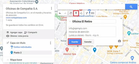 Personalizar un mapa de Google Maps con marcadores