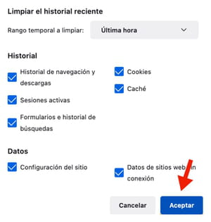 Página no carga en Firefox