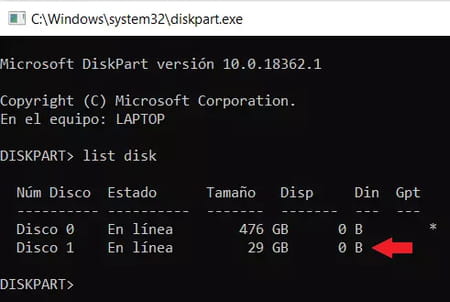 Cómo instalar Windows desde un USB desde el Símbolo del sistema