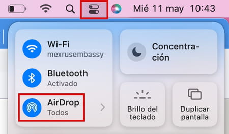 Cómo activar AirDrop en Mac