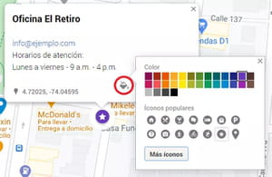 Personalizar un mapa de Google Maps con marcadores