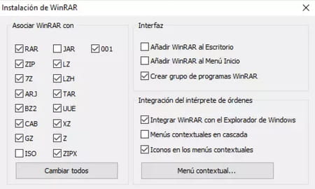 Cómo instalar WinRAR