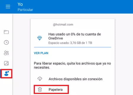 Cómo recuperar archivos borrados en OneDrive