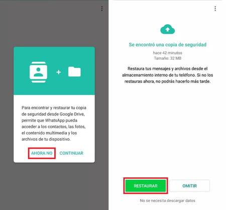 Cómo recuperar mensajes más antiguos de WhatsApp en Android