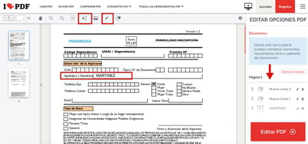 Cómo editar un PDF online