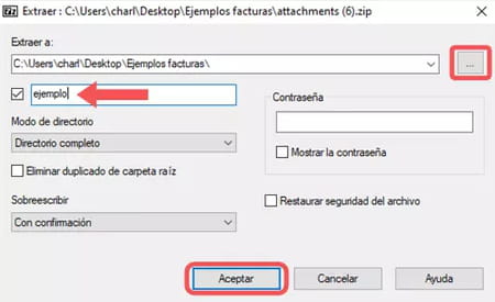 Cómo descomprimir con 7-Zip