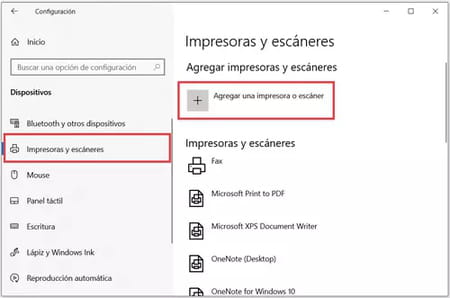 Instalar una impresora en Windows 10