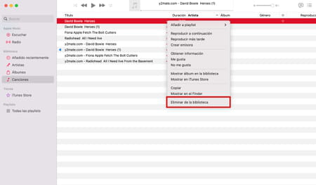 Cómo eliminar canciones duplicadas en Apple Music
