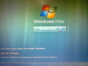 Copia de seguridad en Windows Vista