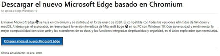 Cómo instalar Edge Chromium