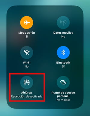 Cómo activar o desactivar AirDrop