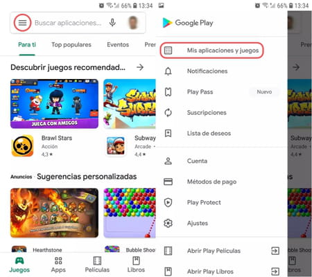 Cómo actualizar tus apps desde Play Store