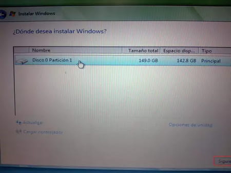 Instalar Windows Vista desde cero