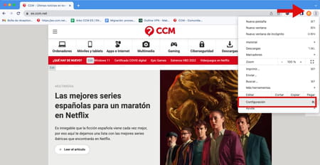 Cómo bloquear páginas en Chrome