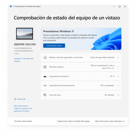 Cómo comprobar el estado de tu computadora