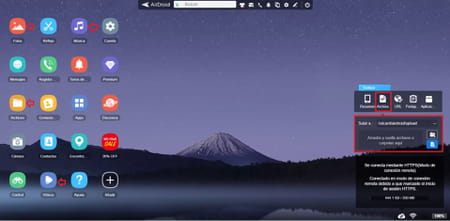 Cómo compartir archivos de PC y Android con AirDroid