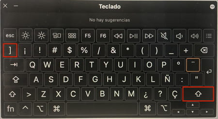 Cómo poner corchetes en el teclado de Mac