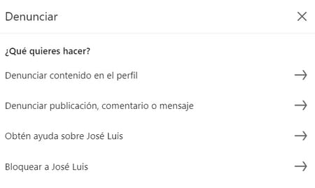 Bloquear en LinkedIn