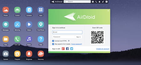 Cómo compartir archivos de PC y Android con AirDroid