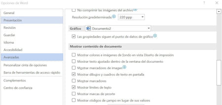 Ver los márgenes de una página de Word