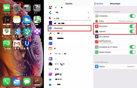 ¿Cómo activar la cámara y el micrófono en Messenger en tu dispositivo móvil?