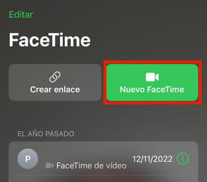 Cómo hacer o recibir llamadas de FaceTime