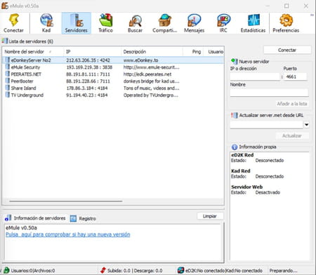 Configurar eMule