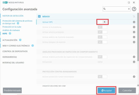 ¿Cómo desactivar el antivirus ESET NOD32 permanentemente?