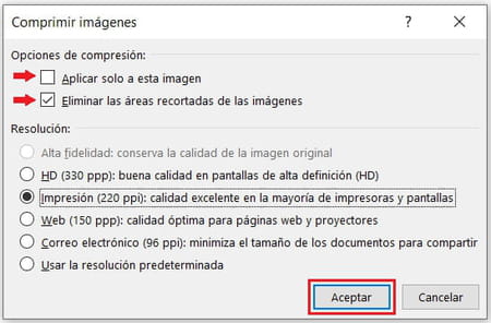 ¿Cómo reducir el tamaño de un documento Word?