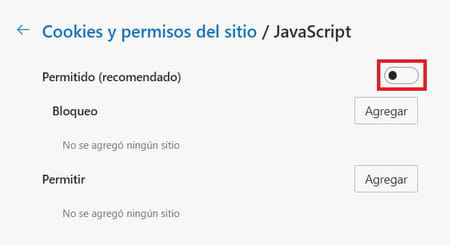 Cómo habilitar clic derecho en Microsoft Edge