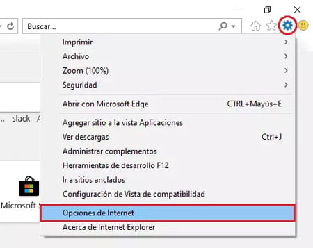 Cómo habilitar clic derecho en Internet Explorer