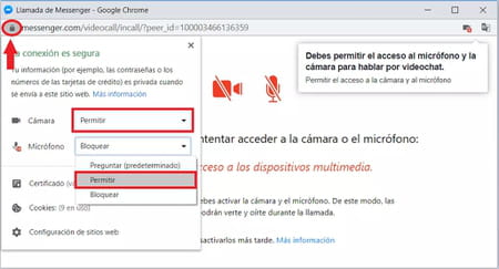 ¿Cómo activar la cámara y el micrófono en Messenger en tu computadora?