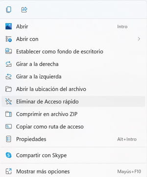 Borrar lista de documentos abiertos recientemente en Windows