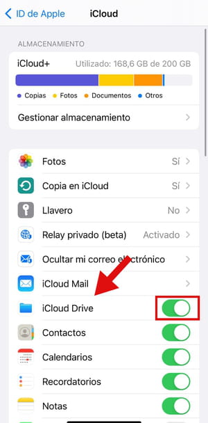 Cómo desconectarte de iCloud