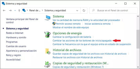 Acelerar el arranque en Windows 10 activando el inicio rápido