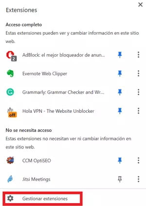 Cómo ver y personalizar las extensiones de Chrome