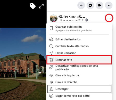 ¿Cómo borrar fotos de Facebook en la computadora?