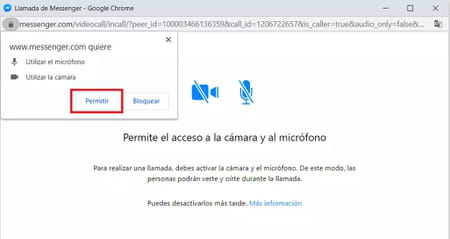 ¿Cómo activar la cámara y el micrófono en Messenger en tu computadora?