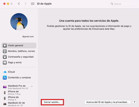 Cómo desconectarte de iCloud