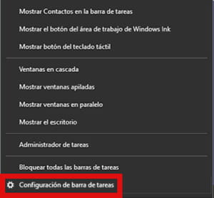 Cómo configurar la barra de tareas en Windows