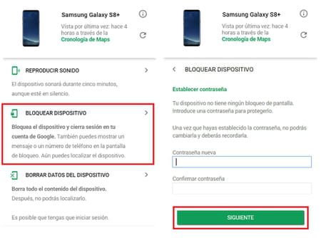 Desbloquear tu Android con tu cuenta de Google